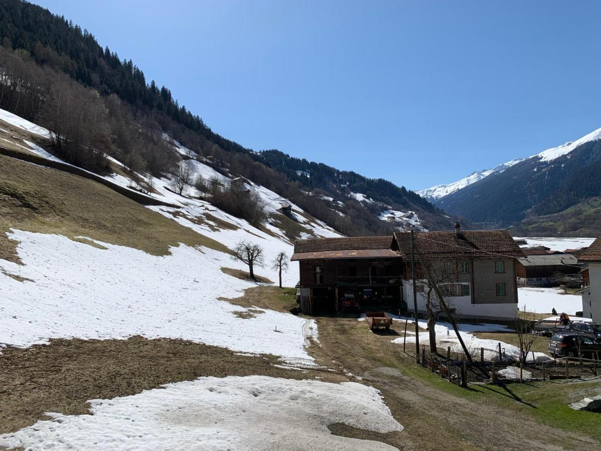 Casa Steilalva - Grosszuegiges Chalet Fuer Erholsamen Familienurlaub Surrein Luaran gambar