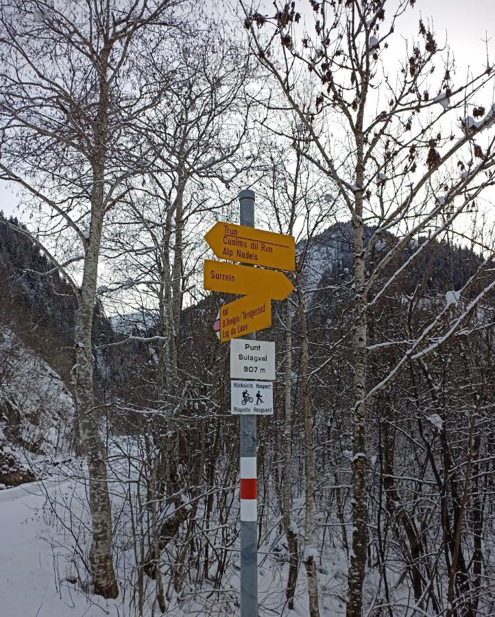 Casa Steilalva - Grosszuegiges Chalet Fuer Erholsamen Familienurlaub Surrein Luaran gambar