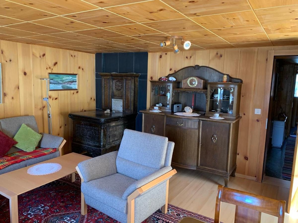Casa Steilalva - Grosszuegiges Chalet Fuer Erholsamen Familienurlaub Surrein Luaran gambar