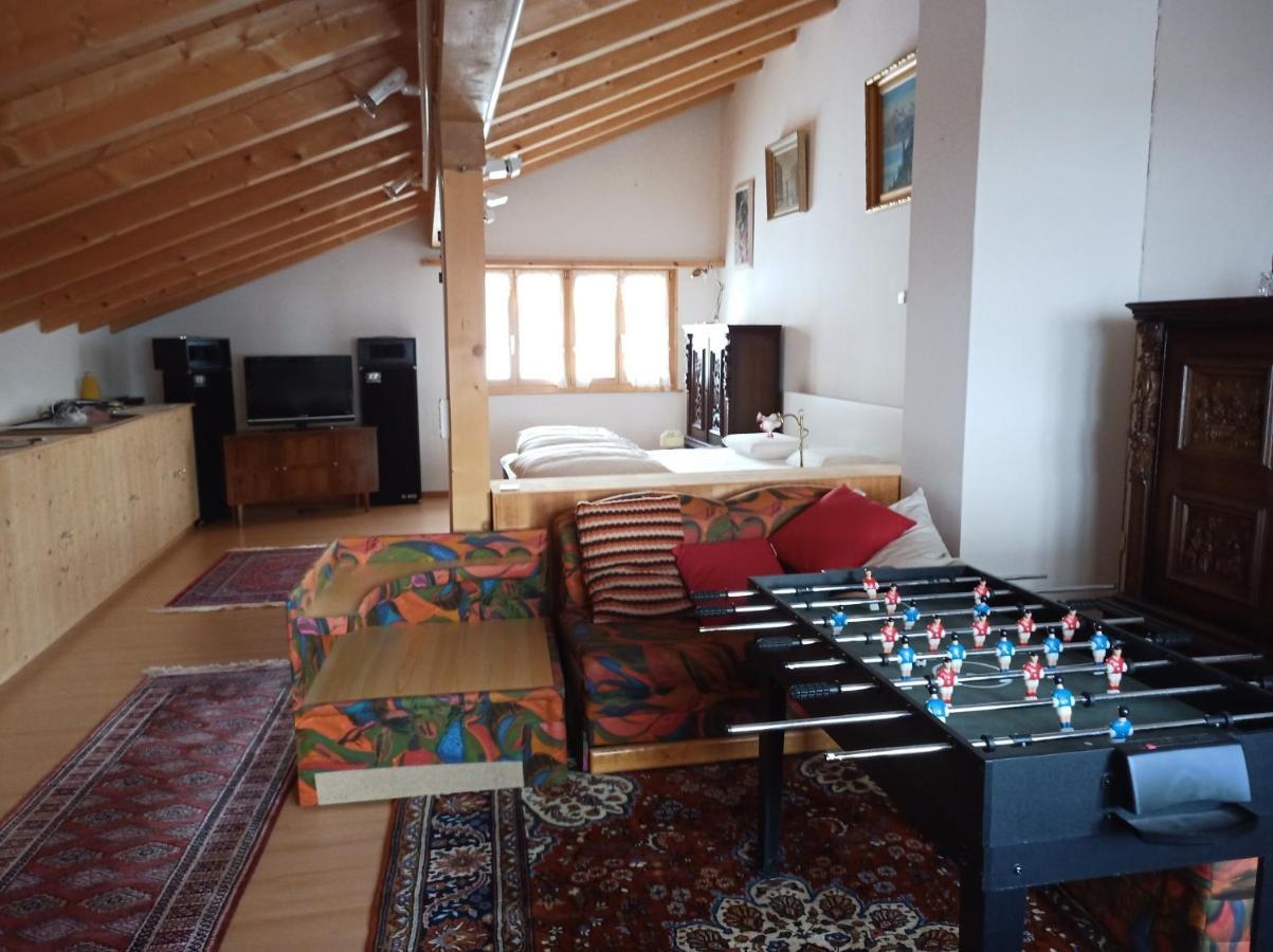 Casa Steilalva - Grosszuegiges Chalet Fuer Erholsamen Familienurlaub Surrein Luaran gambar